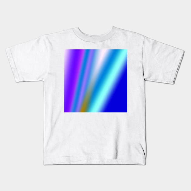 BLUE GREEN WHITE ABSTRACT TEXTURE PATTERN Kids T-Shirt by Artistic_st